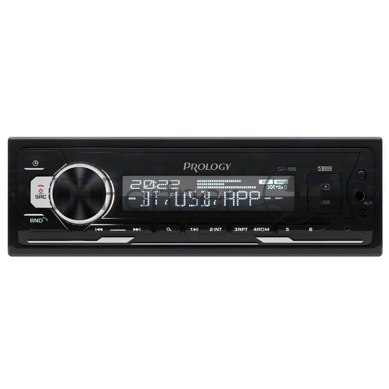 Автомагнитола Prology GT-130, 1 DIN, Bluetooth, USB Type-A, AUX, пульт ДУ