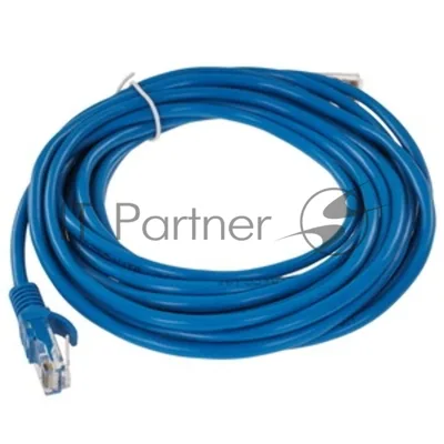 Патч-корд CCA light UTP Гарнизон PC-UTP-5e-5-B cat.5e, 5м, литой, многожильный синий