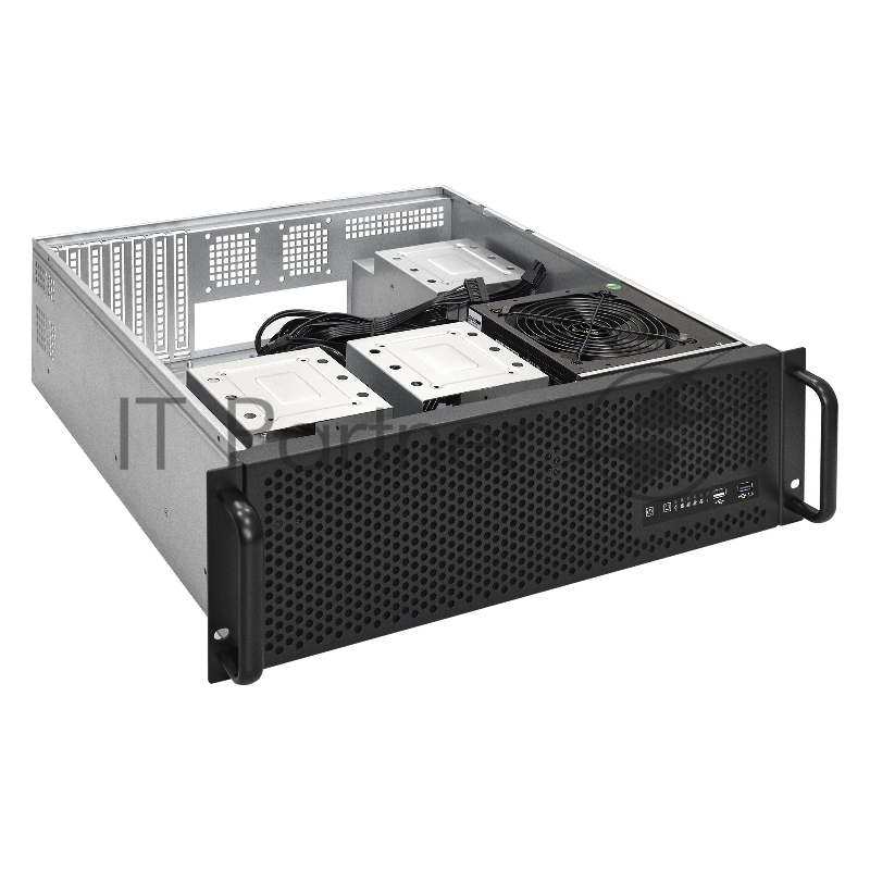 Серверный корпус ExeGate EX293909RUS Pro 3U450-09 (RM 19", высота 3U, глубина 450, БП 700RADS, USB)