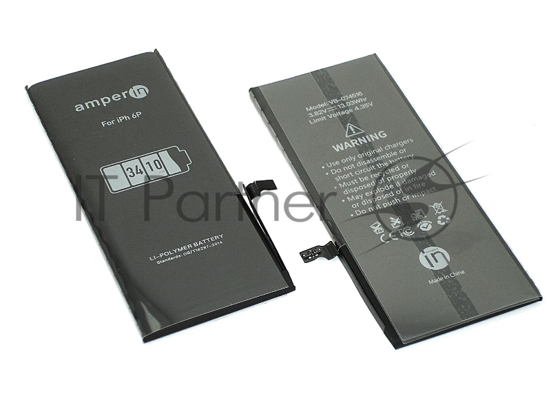 Аккумуляторная батарея Amperin для Apple iPhone 6 Plus 3,82V 3410mAh