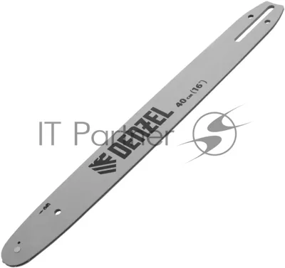 Шина для бензопилы Denzel DGS-4516, длина 40 см (16"), шаг 3/8", паз 1,3 мм, 57 звеньев