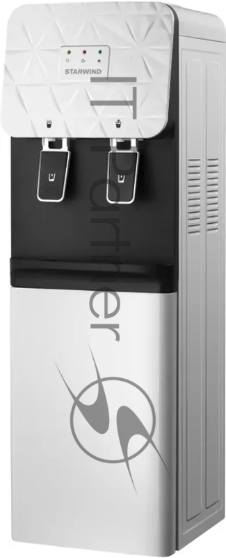Кулер для воды Starwind SW-1003FW, верхняя загрузка, нагрев 95 °С, без охлаждения, белый