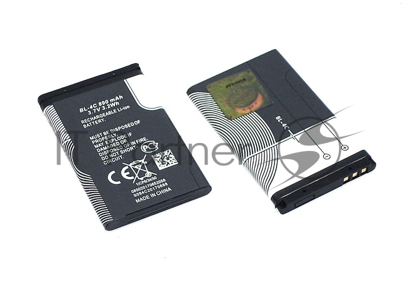 Аккумуляторная батарея BL-4C для Nokia 6100/1202/1661/2220S/2650/2690/5100/6101/6125/6131/6300