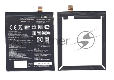 Аккумуляторная батарея BL-T8 для LG Chameleon, D950 3500mAh/13.30Wh 3.8VV