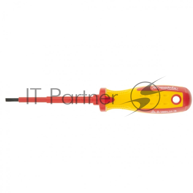 Отвертка Matrix Insulated, PH1 x 75 мм, CrMo, до 1000 В, двухкомп. рукоятка