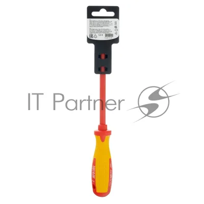 Отвертка Matrix Insulated, SL5,5 x 125 мм, CrMo, до 1000 В, двухкомп. рукоятка