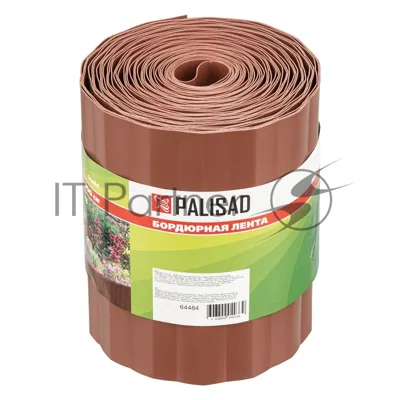 Бордюрная лента Palisad 15х900 см, полипропиленовая, коричневая,
