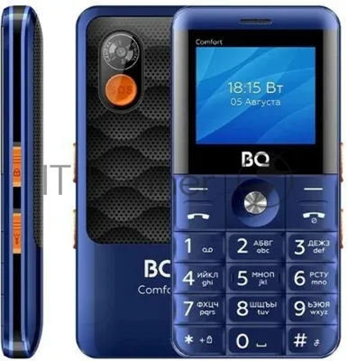 Мобильный телефон BQ 2006 Comfort синий/черный
