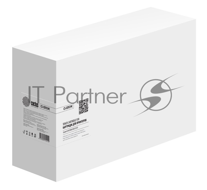 Картридж лазерный Cactus CS-EXV29C голубой (27000 стр.) для Canon iR-AC5030/5035/5235/5240