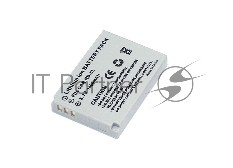Аккумуляторная батарея для фотоаппарата Canon Digital IXUS 800 (NB-5L) 3,7V 1400mAh Li-ion