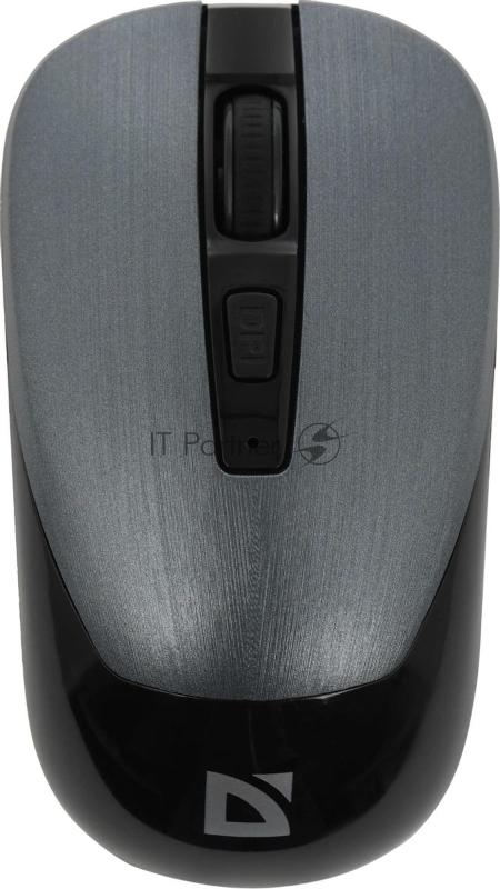 Мышь беспроводная Defender Wave MM-995 серебристый, 1600 dpi, радиоканал, USB, кнопки - 4