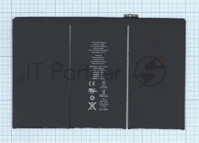 Аккумуляторная батарея A1389 для Apple iPad 3, iPad 4 43.0Wh