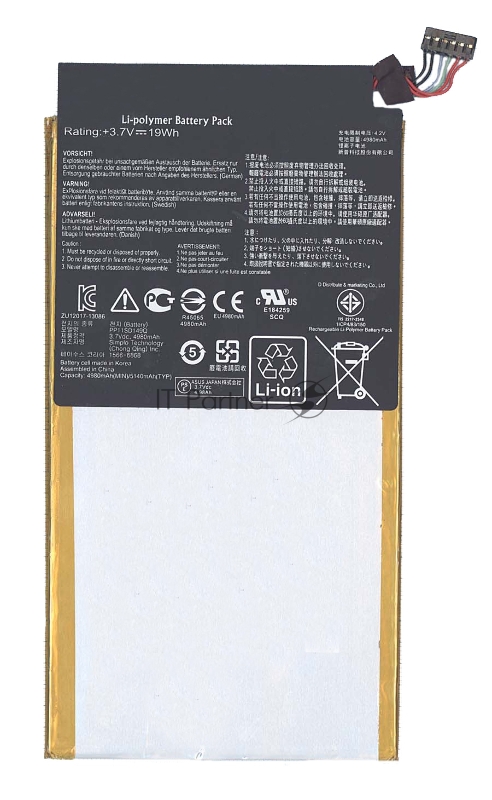 Аккумуляторная батарея C11P1328 для Asus Transformer Pad TF103C 3.7V 19Wh