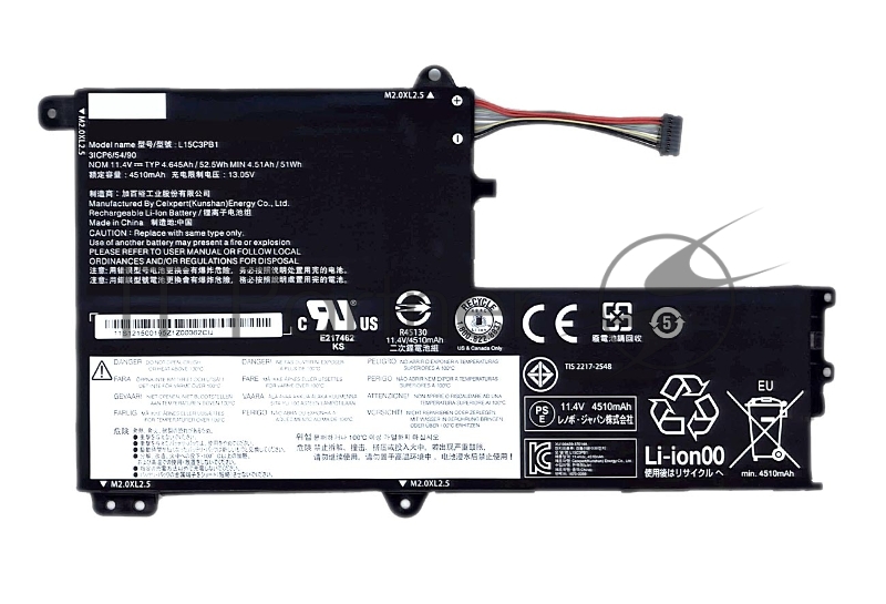 Аккумуляторная батарея для ноутбука Lenovo Ideapad Flex 4 1470 11.4V 4610mAh