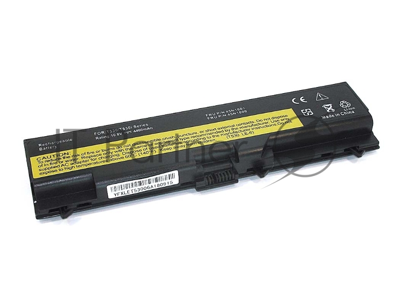 Аккумуляторная батарея для ноутбука Lenovo ThinkPad T430 (42T4235 70+) 5200mAh OEM черный