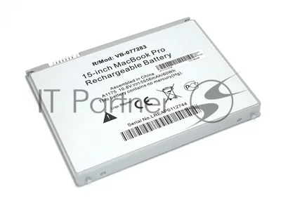 Аккумуляторная батарея для ноутбука Apple MacBook Pro A1175 A1150 5400mAh серебристый OEM