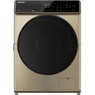 Стиральная машина HIBERG i-DDQ9 - 712 G золотистый, загр. фронтальная макс.: 7 кг 1200 об/мин класс: А+++