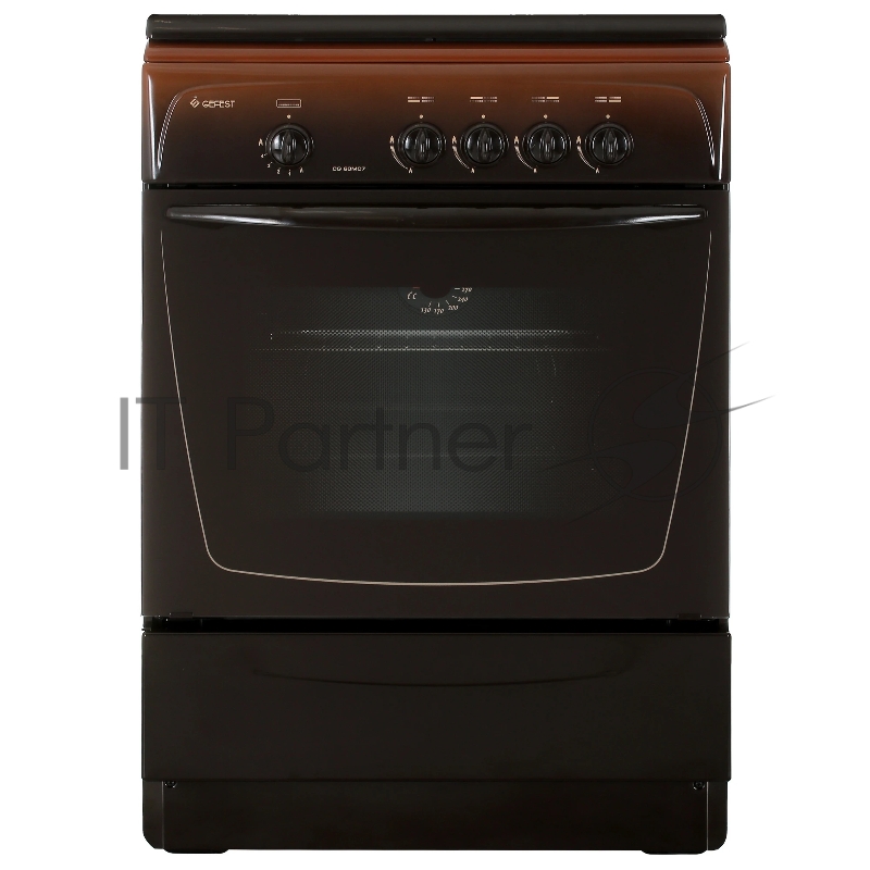Плита газовая Gefest CG 60М C7 К83 коричневый, конфорок 4 шт, духовка 63 л, 60 см x 85 см x 60 см
