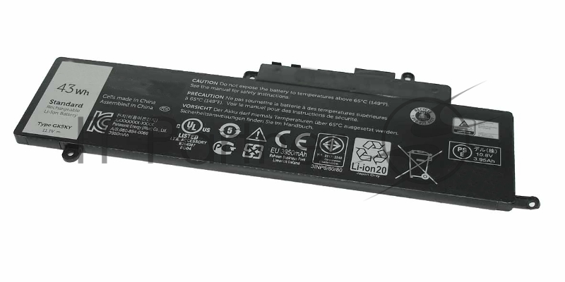 Аккумуляторная батарея для ноутбука Dell Inspiron 11. 13 Type (GK5KY) 43Wh