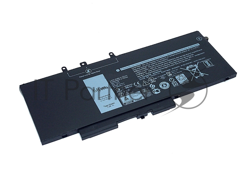 Аккумуляторная батарея для ноутбука Dell Latitude 15 3520 E5480 5480 7.6V 68Wh 8500mAh