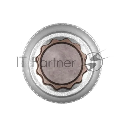 Головка торцевая Stels 14 мм, 12-гранная, CrV, под квадрат 1/2", хромированная