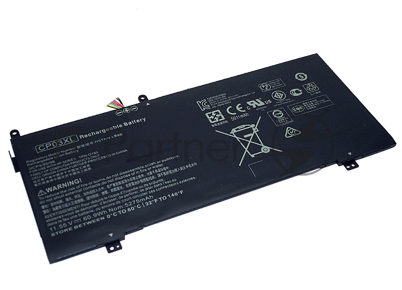 Аккумуляторная батарея для ноутбука HP Spectre x360 1311.55V 5275mAh