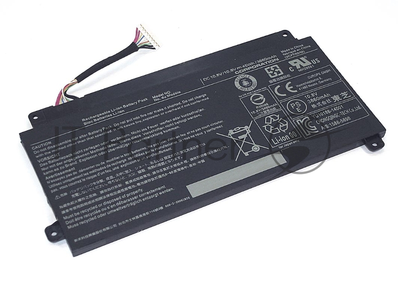 Аккумуляторная батарея для ноутбука Toshiba E45W 10.8V 45Wh черный