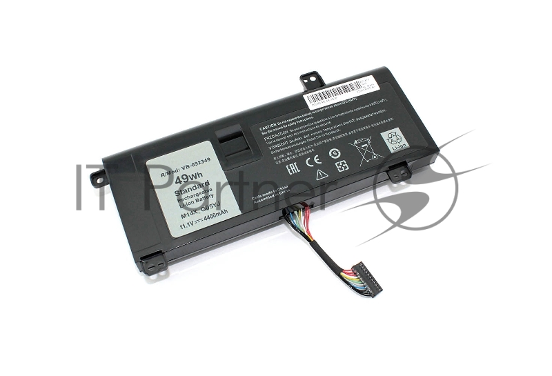 Аккумуляторная батарея для ноутбука Dell Alienware M14X R311.1V 4400mAh OEM