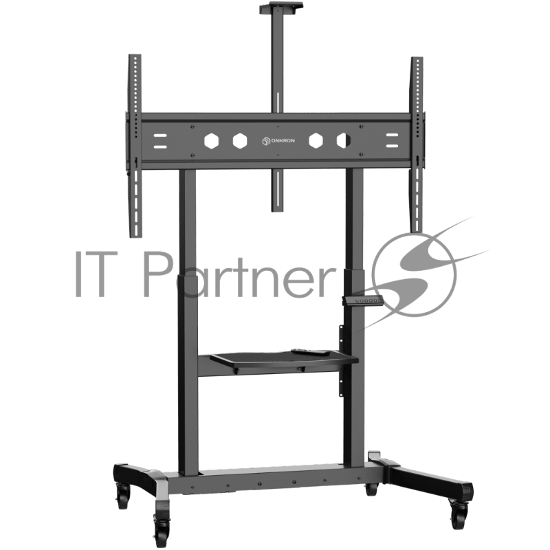 Стойка для телевизора ONKRON TS1991 eLift черный 50"-100" макс.10кг напольный наклон