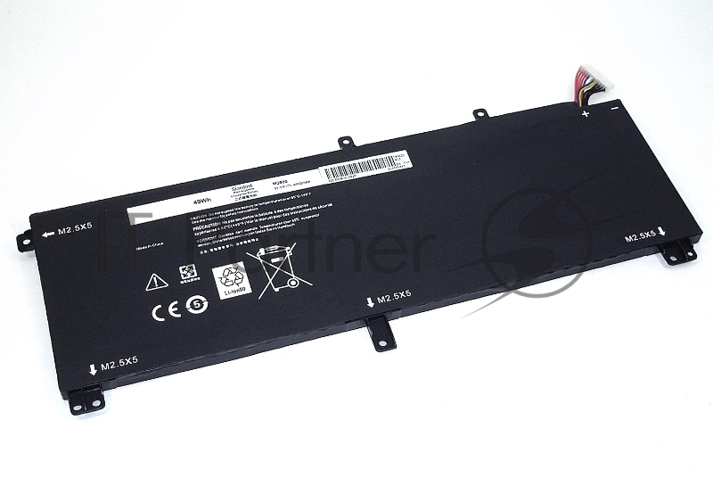 Аккумуляторная батарея для ноутбука Dell M3800-3S1P 11.1V 4400mAh черный OEM