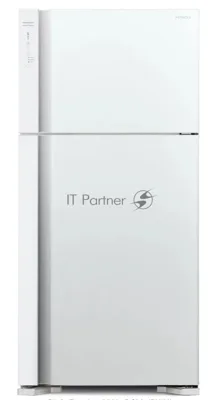 Холодильник Hitachi R-V660PUC7-1 TWH белый текстур. двухкамерный инвертер 405/145л морозилка сверху