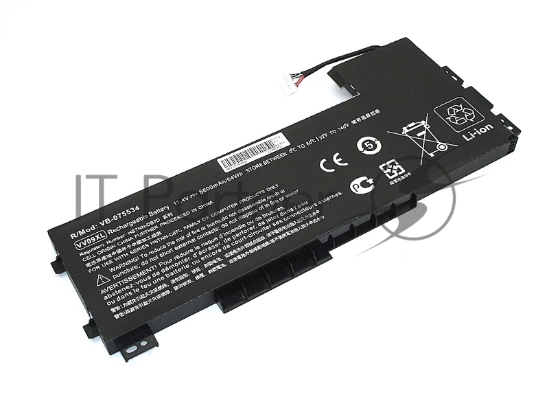 Аккумуляторная батарея для ноутбука HP ZBook 15 G3 11,4V 5600mAh OEM черный