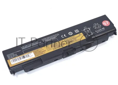 Аккумуляторная батарея для ноутбука Lenovo T440P 10.8V 4400mAh OEM черный