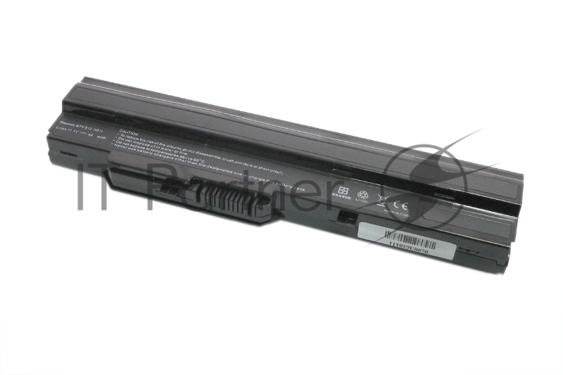Аккумуляторная батарея для ноутбука MSI Wind U100, RoverBook Neo U135 5200mAh OEM черный