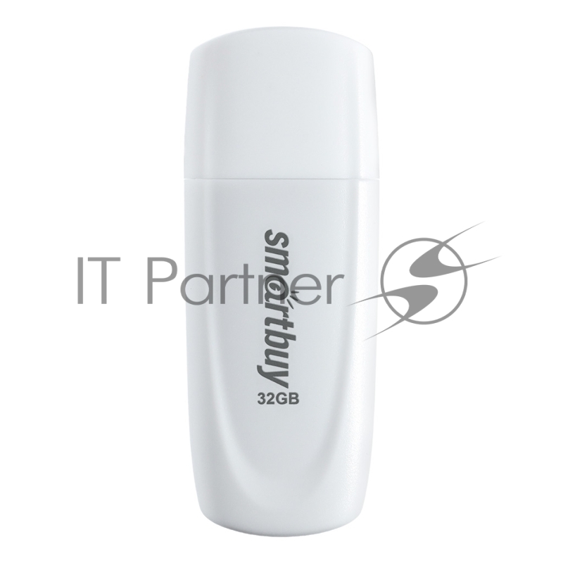 Флешка USB Smartbuy Scout white (SB032Gb2SCW), 32Gb, USB 2.0, R/W 15/5, белый