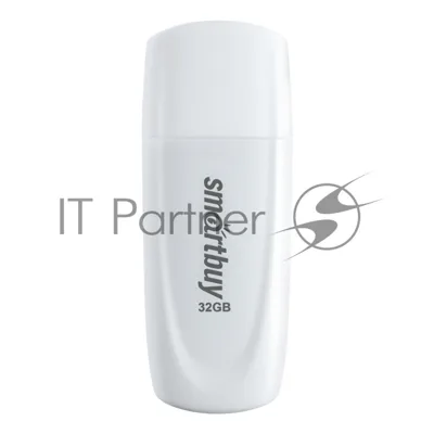 Флешка USB Smartbuy Scout white (SB032Gb2SCW), 32Gb, USB 2.0, R/W 15/5, белый