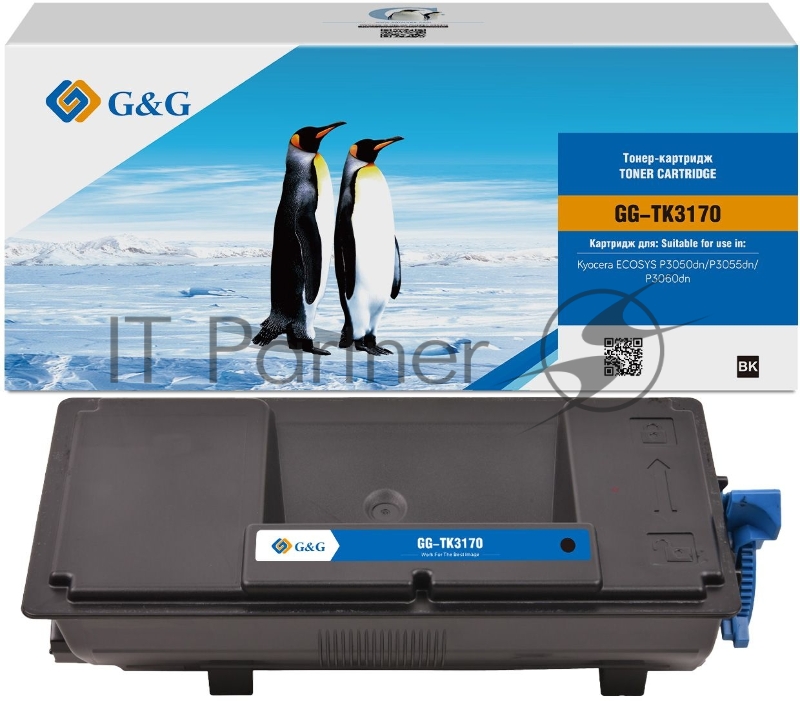 Картридж лазерный G&G GG-TK3170 черный (15500 стр.) для Kyocera ECOSYS P3050dn/P3055dn/P3060dn