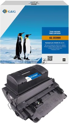 Картридж лазерный G&G GG-CE390X черный (24000 стр.) для HP LJ Enterprise 600 M602n/M603n/M4555f MFP
