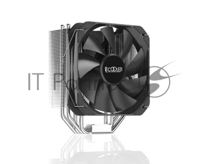 Кулер PCCooler Paladin 400 S115X/1200/1700/AM4 (20 шт/кор, TDP 200W, PWM FAN, 4 тепловые трубки 6мм, 800-1600RPM, 18-28,6dBa)