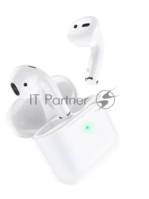 Наушники HOCO EW03 Plus беспроводные с док станцией TWS, Bluetooth 5.0 белый