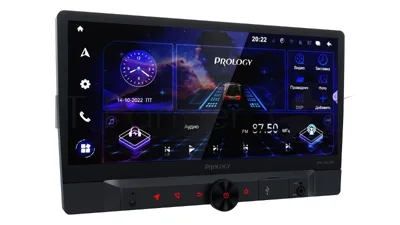 Автомагнитола Prology MPA-320 DSP, 2 DIN, 10", Android 10, Bluetooth, USB Type-A, AUX, GPS, 4G, пульт ДУ