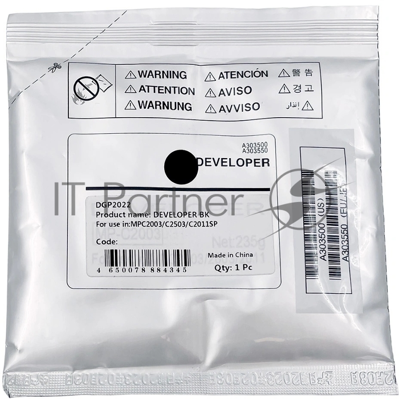 Девелопер CET для RICOH MPC2003/C2503/C2011SP черный, 235г