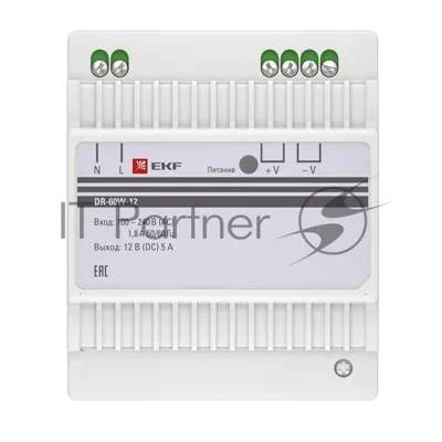 Блок питания 12В DR-60W-12 PROxima EKF dr-60w-12