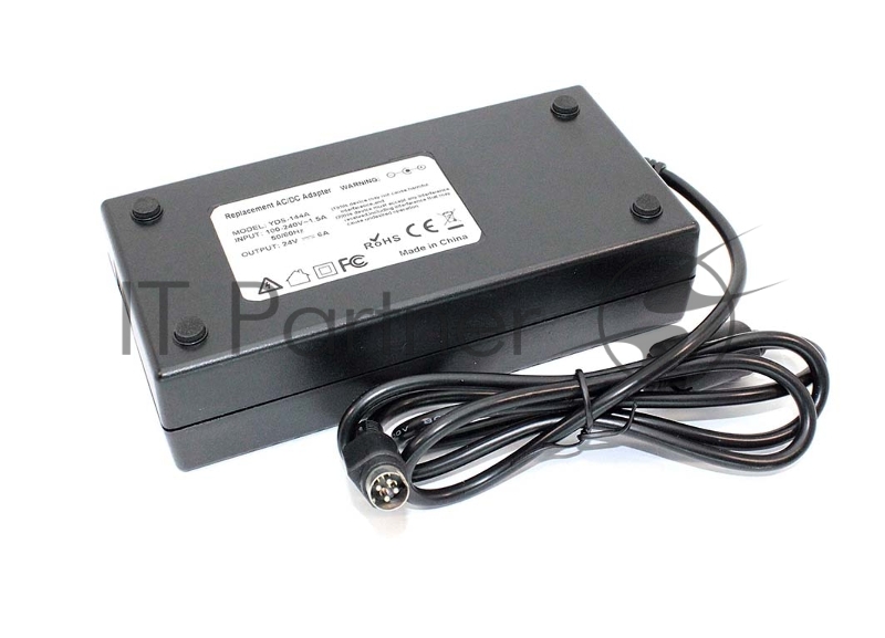 Блок питания для монитора и телевизора LCD 24V 6A 144W 4pin OEM