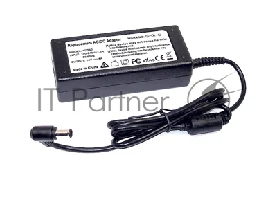 Блок питания для монитора и телевизора LCD 14V 4A 56W (6.5x4.4мм) OEM