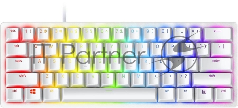 Клавиатура Razer Huntsman Mini проводная, USB, белый