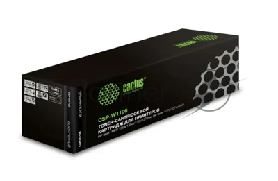 Картридж лазерный Cactus CSP-W1106 черный (1000 стр.) для HP Laser 107a/107r/107w/135a MFP/135r MFP/135w MFP/137fnw MFP