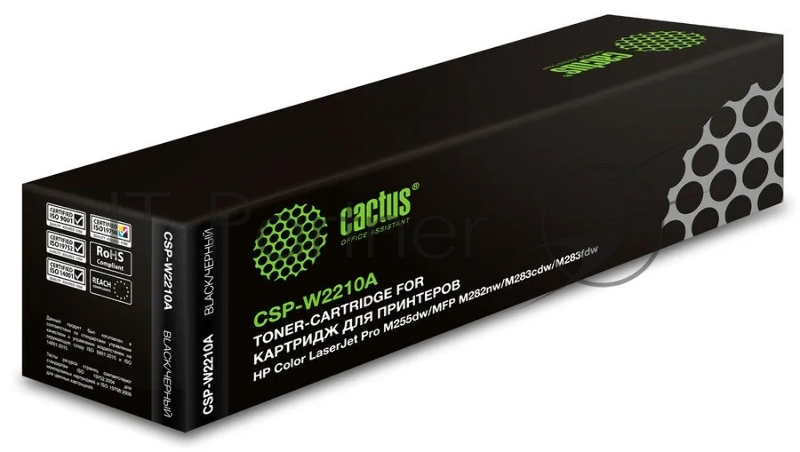 Картридж лазерный Cactus CSP-W2210A черный (1350 стр.) для HP M255/MFP M282/M283