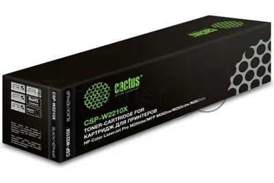 Картридж лазерный Cactus CSP-W2210X черный (3150 стр.) для HP M255/MFP M282/M283