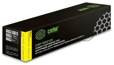 Картридж лазерный Cactus CSP-W2212X желтый (2450 стр.) для HP M255/MFP M282/M283